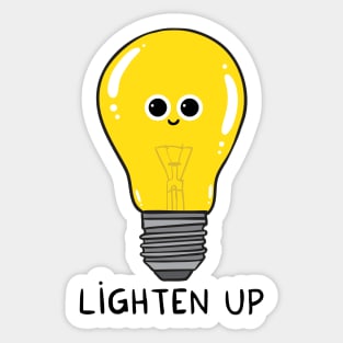 Lighten up Sticker